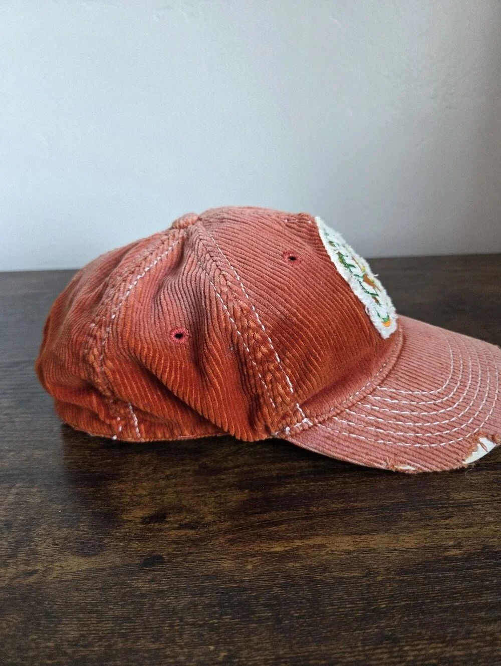 Vintage Crush Orange Soda Corderoy Cap Hat Unisex Hipster 90s Y2k Streetwear